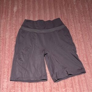 Alphalete Women's Charcoal Bike Shorts